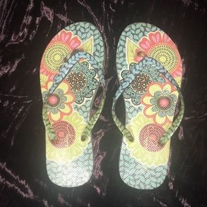 Blue Vera Badley Flip Flops